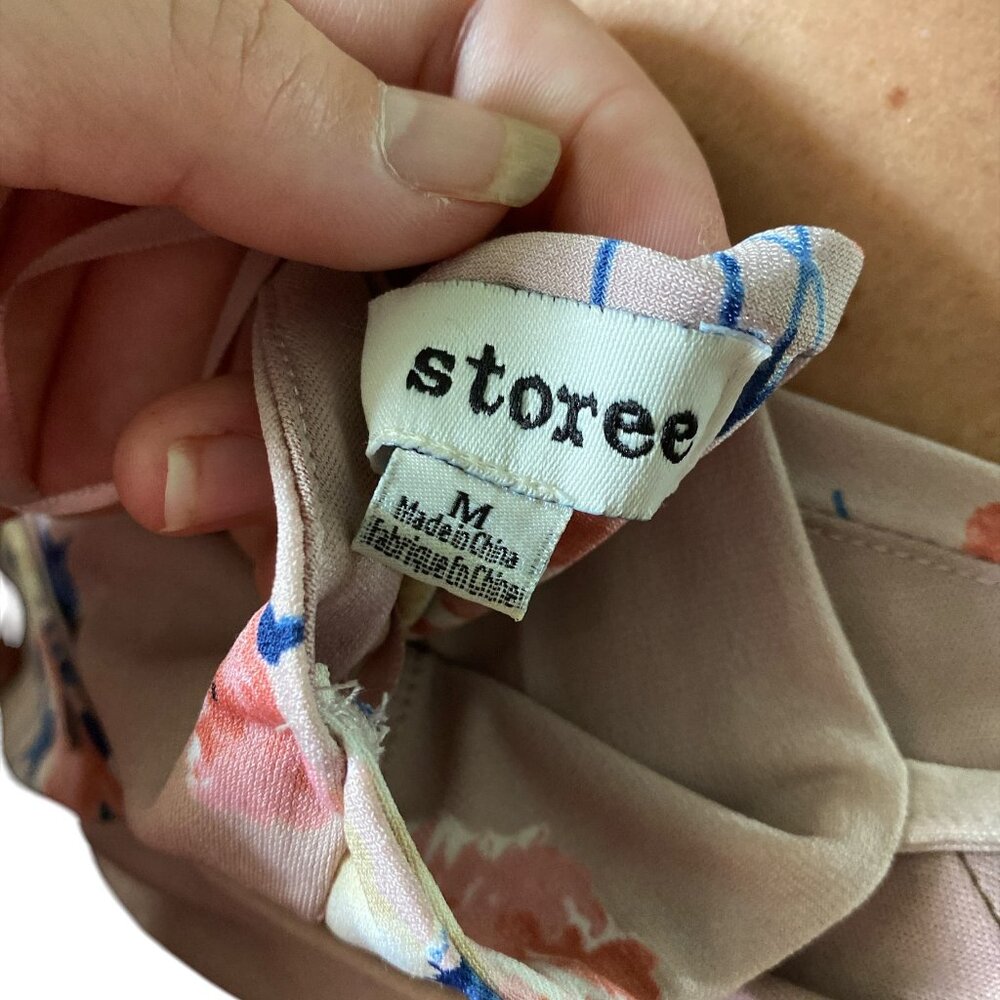 Storee Cross Back Tank Top Size M - Picture 4 of 5